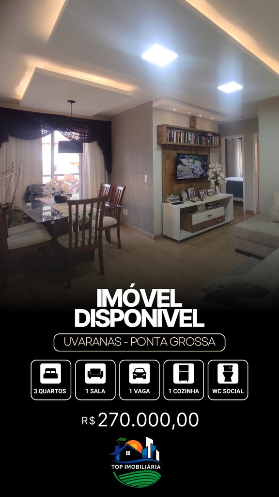 Apartamento Uvaranas, Ponta Grossa - PR