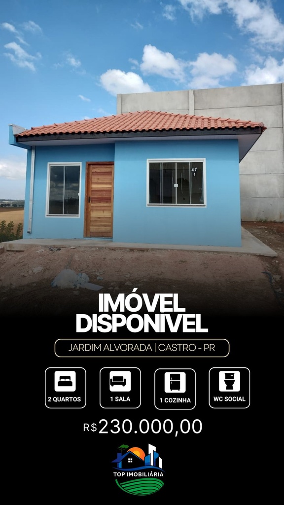 Casa Jardim Alvorada, Castro - PR