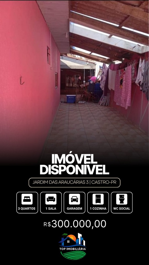 residential-/-home-3-quartos-jardim-das-araucarias-castro-pr