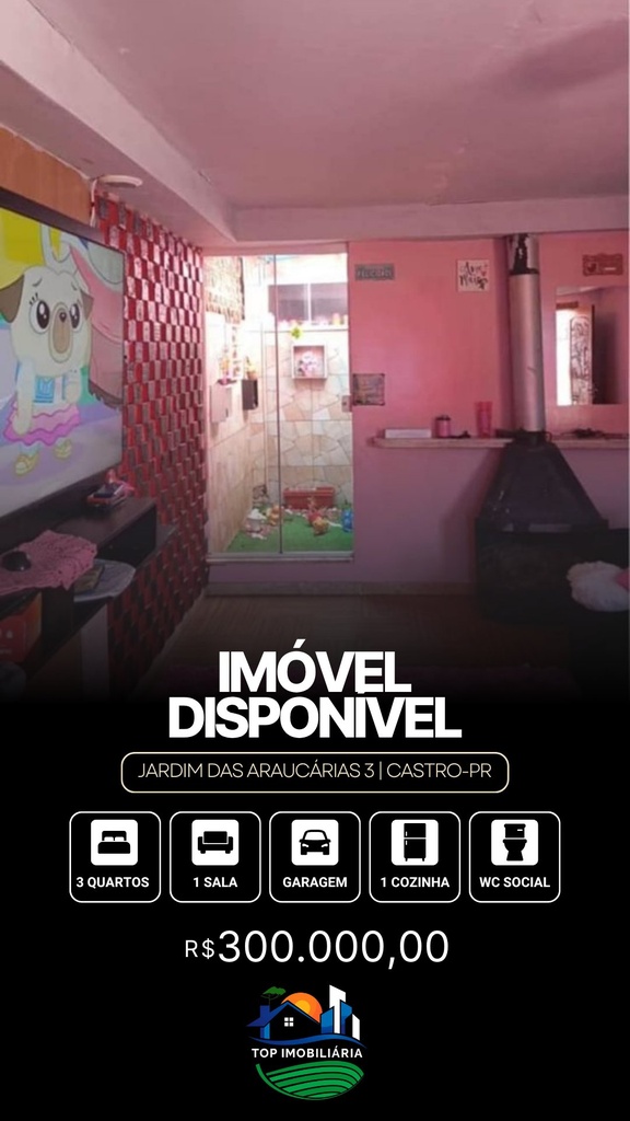 residential-/-home-3-quartos-jardim-das-araucarias-castro-pr
