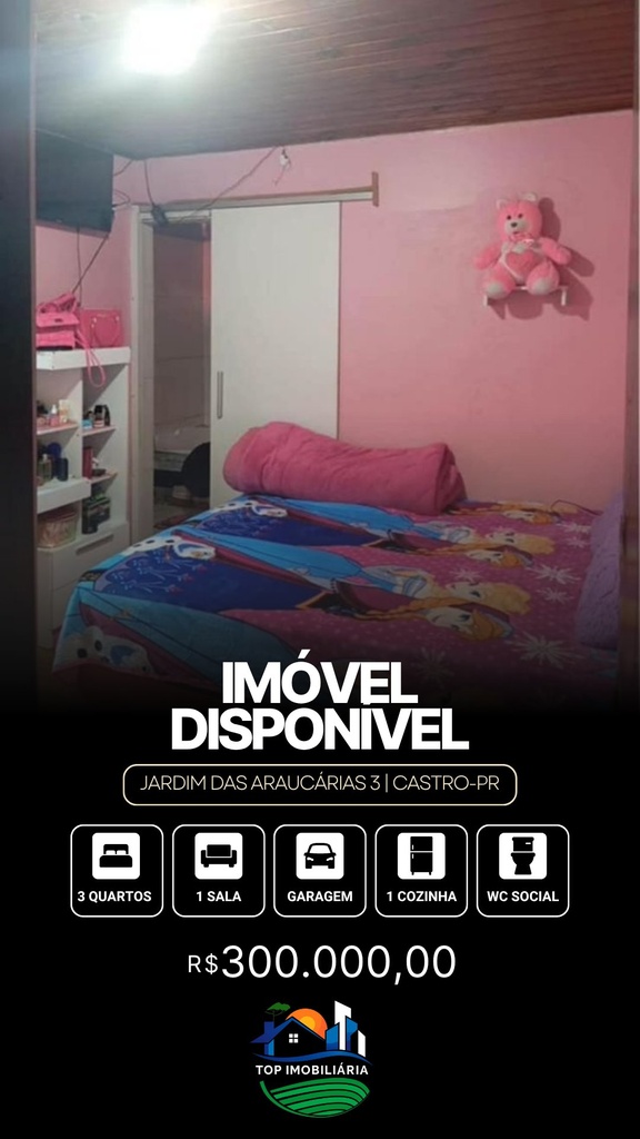 residential-/-home-3-quartos-jardim-das-araucarias-castro-pr